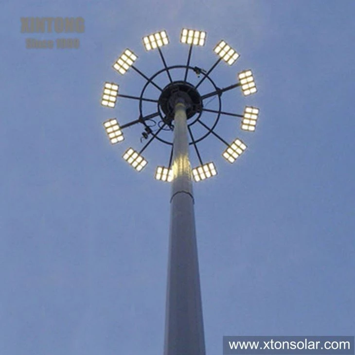 15m LED Outdoor High Mast Light With Lifting System