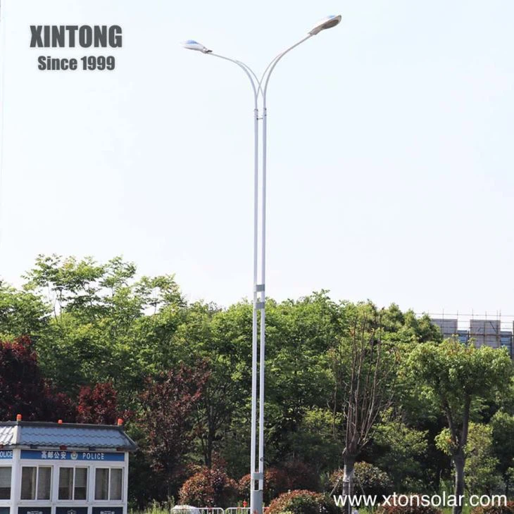 Pole Street Light Double Arm