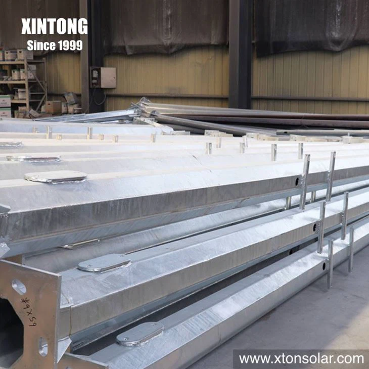 Prices Of Steel Galvanized Pipe Pole And Pole Foundation