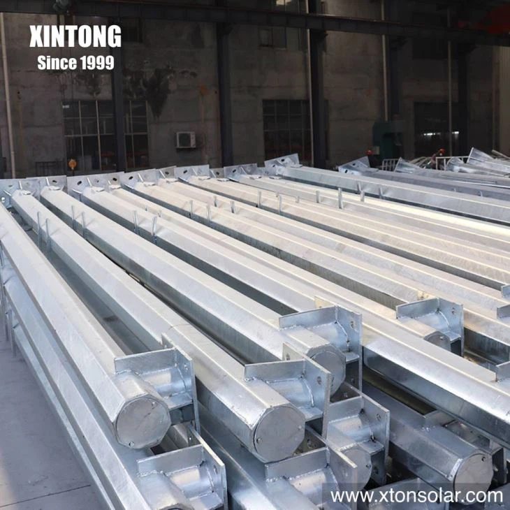 Prices Of Steel Galvanized Pipe Pole And Pole Foundation